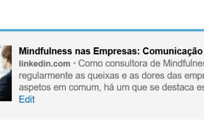 Mindfulness nas Empresas – Comunicação (1/3)